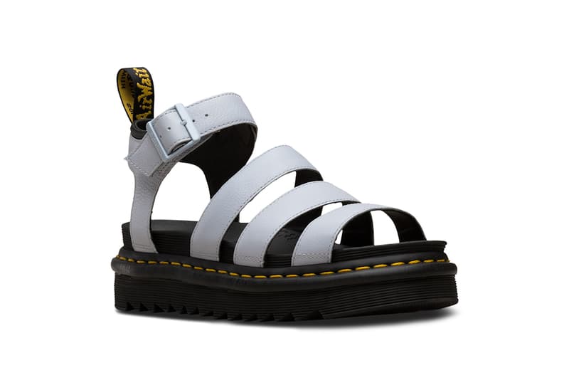 Dr. Martens Sandal Collection Festival Season Shoe Footwear Colorful Leather Silhouettes Straps Summer Concert Outfit Pink Yellow Purple Design Release