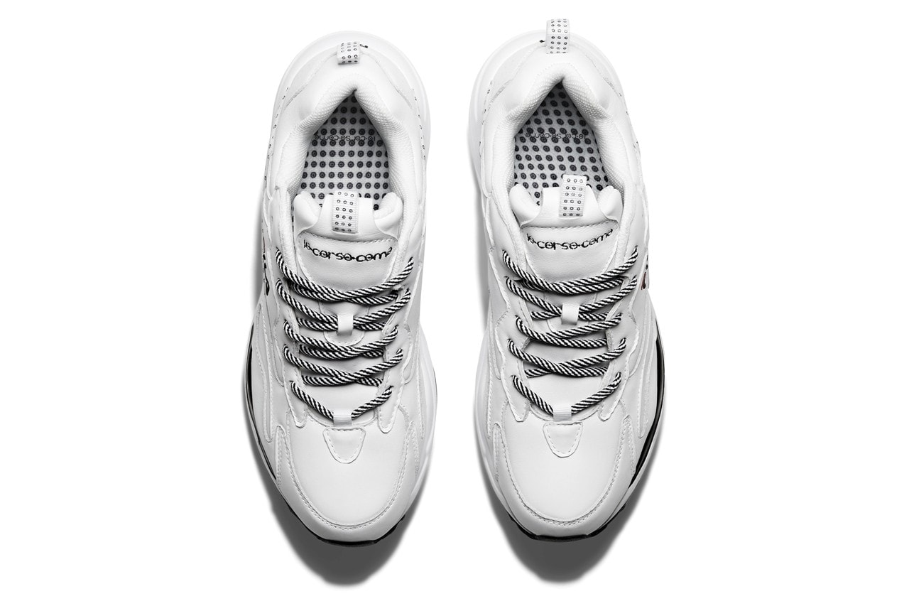 FILA x 10 Corso Como Logo Sneaker Slides Release Black White Footwear Collection