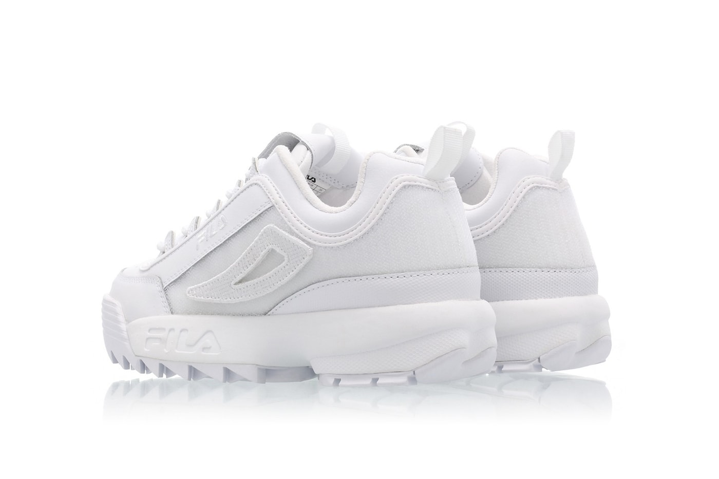 FILA Disruptor 2 Customizable Velcro Patches DIY Design Logo Sneaker Shoe White Release Where To Buy Summer Sneaker