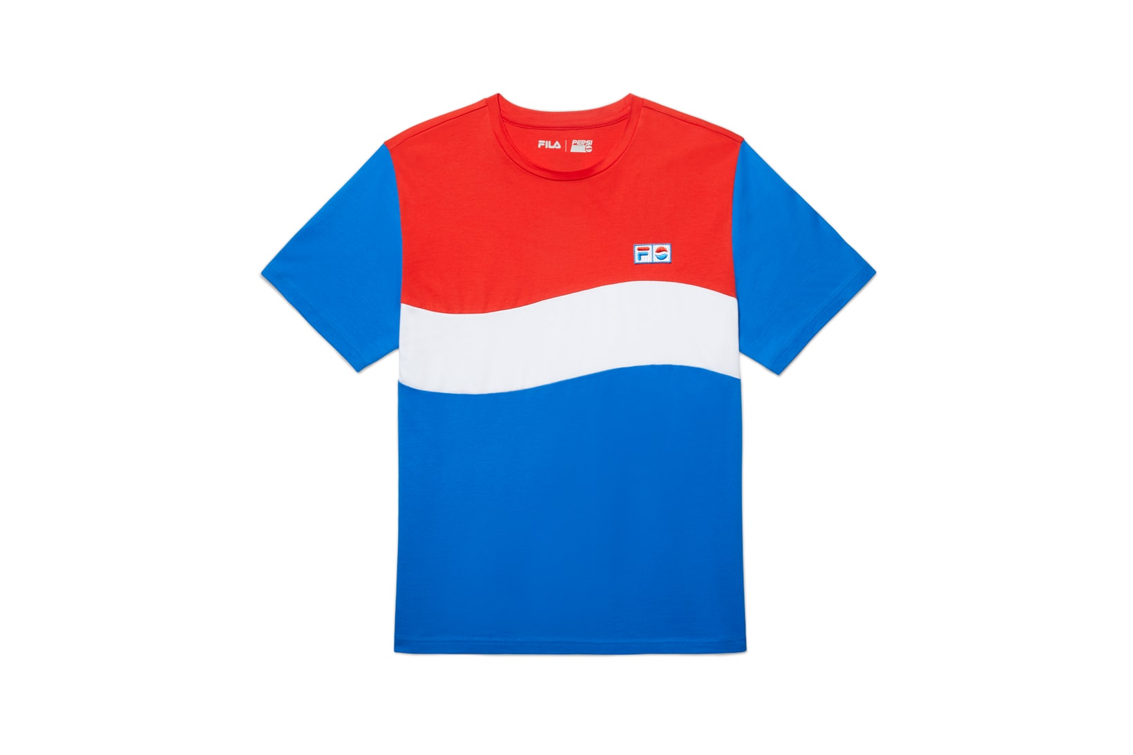 FILA x Pepsi Capsule Collection T Shirt Blue