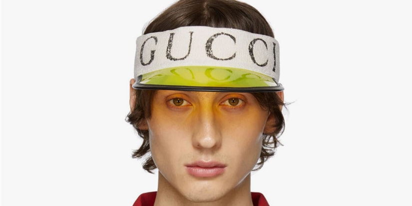 Gucci Yellow Vinyl Visor with Banded Handband NEW W TAGS AND GUCCI DUST BAG Gucci | Accessories | Gucci Yellow Vinyl Visor With Banded  main image 3