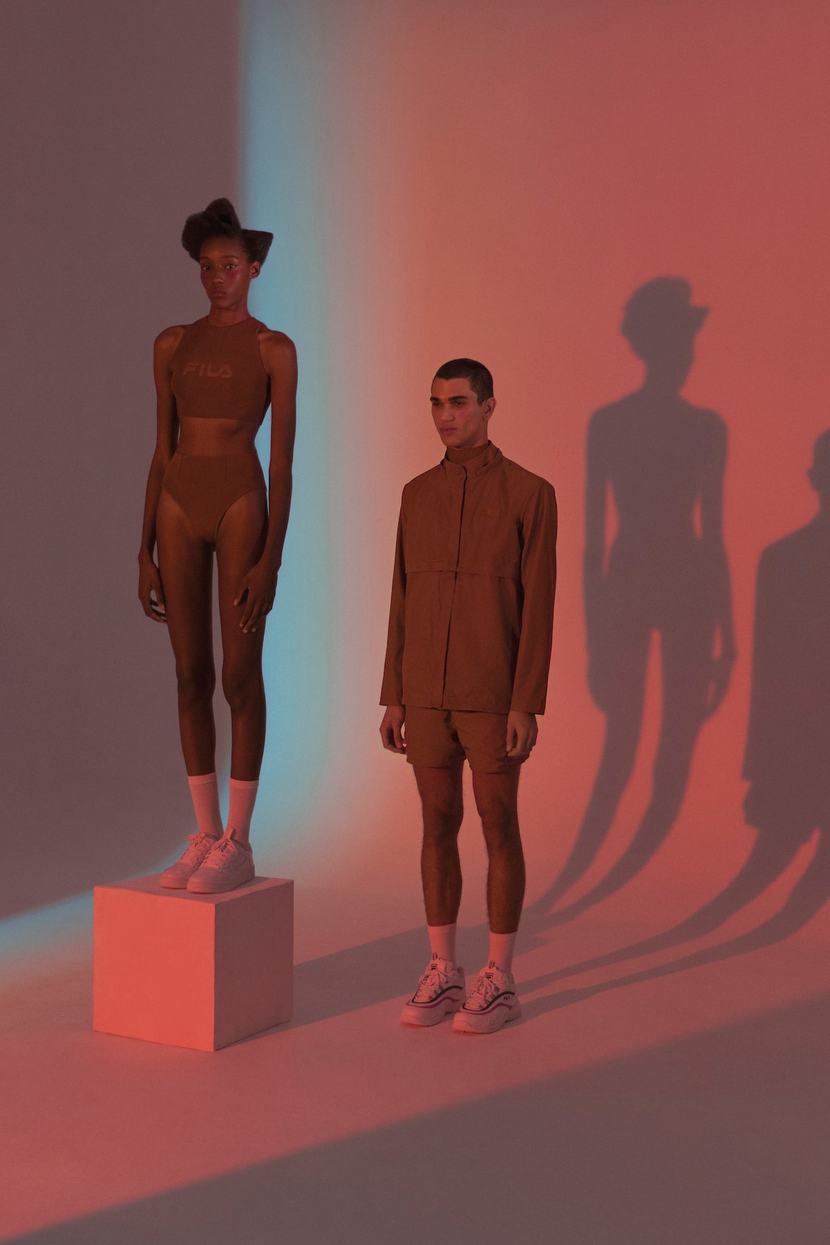 FILA x HAIGHT Lookbook Collaboration Collection Logo Earth Tones Sporty Athleisure Summer Fashion Clothes