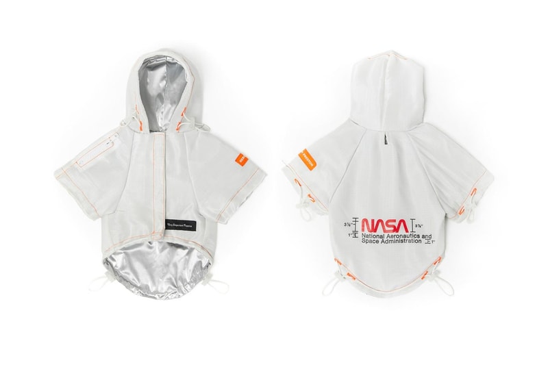 Very Important Puppies x Heron Preston NASA Collaboration Windbreaker Silver