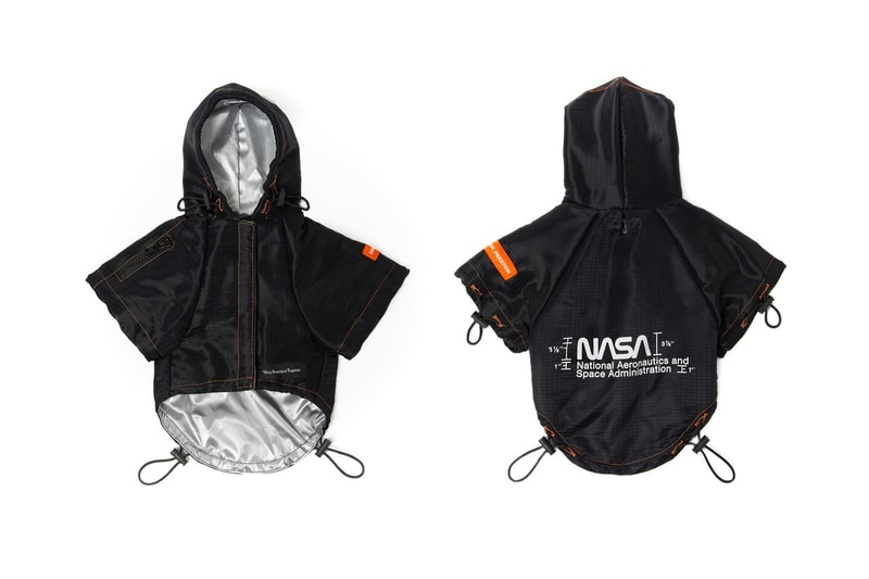 Very Important Puppies x Heron Preston NASA Collaboration Windbreaker Black