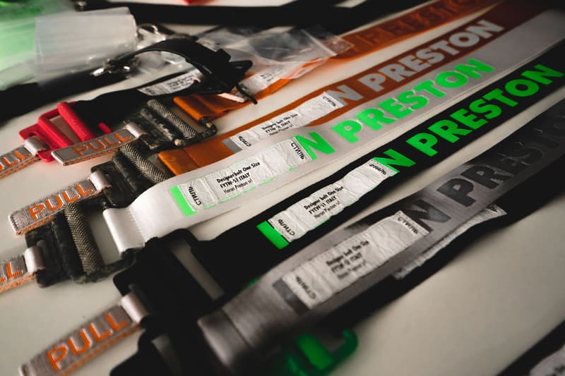 Heron Preston Spring/Summer 2020 Collection PFWM Paris Fashion Week Mens Backstage Gigi Hadid Nike GORE-TEX Collaboration Levis Alton Masson Range Behind The Scenes Streetwear