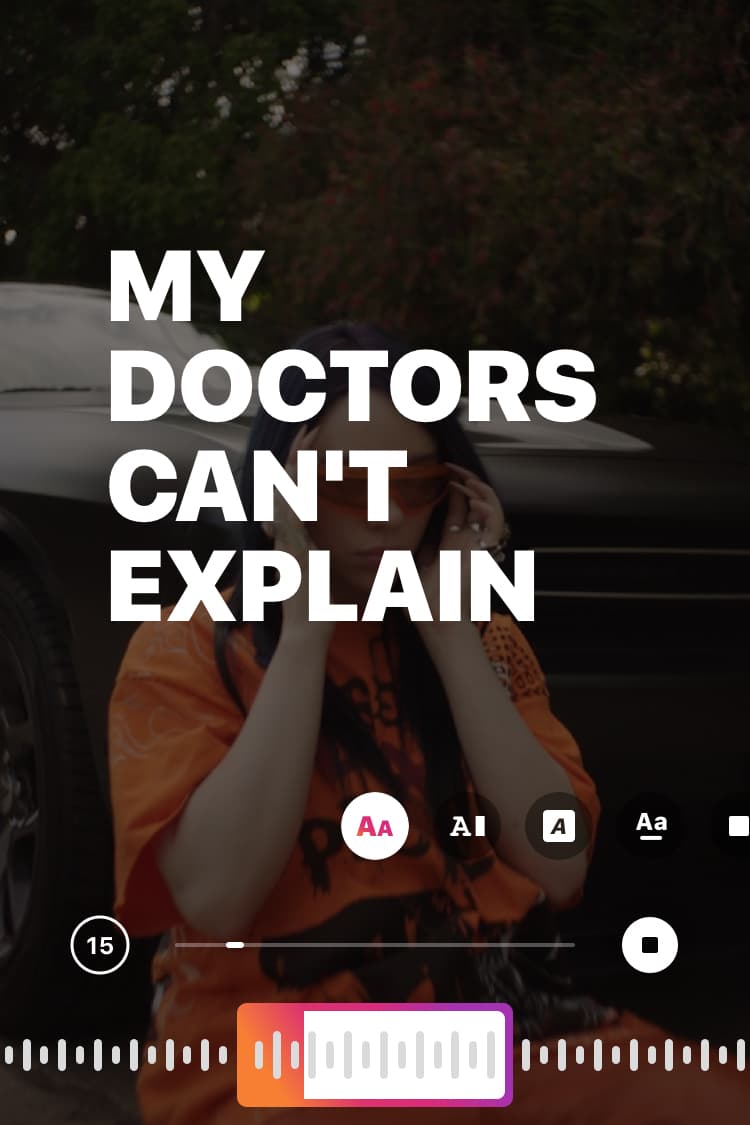 Instagram Stories Music Lyrics Feature