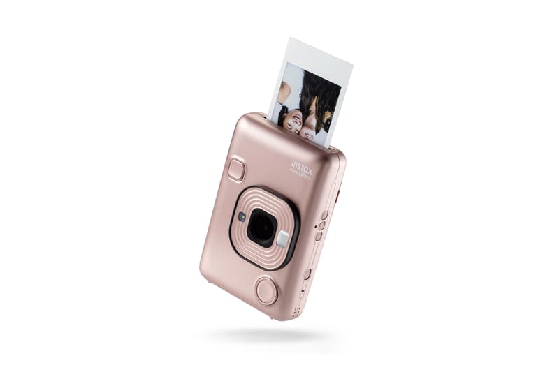 Fujifilm Instax Hybrid Instant Camera Rose Gold Print Out Polaroid Sound Feature White Black Photos Photography