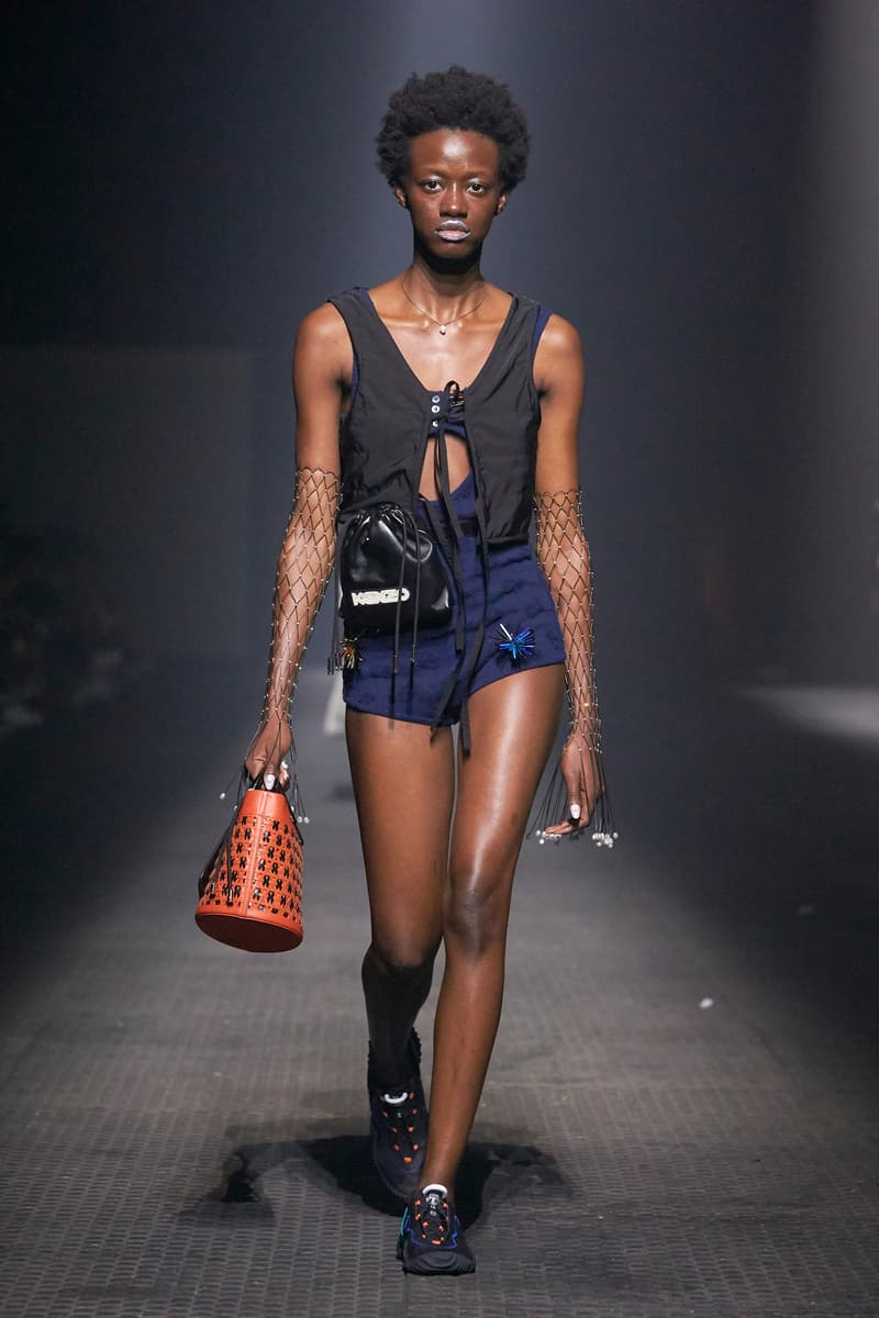 KENZO Spring Summer 2020 Show Paris Fashion Week Men's Top Black Shorts Blue