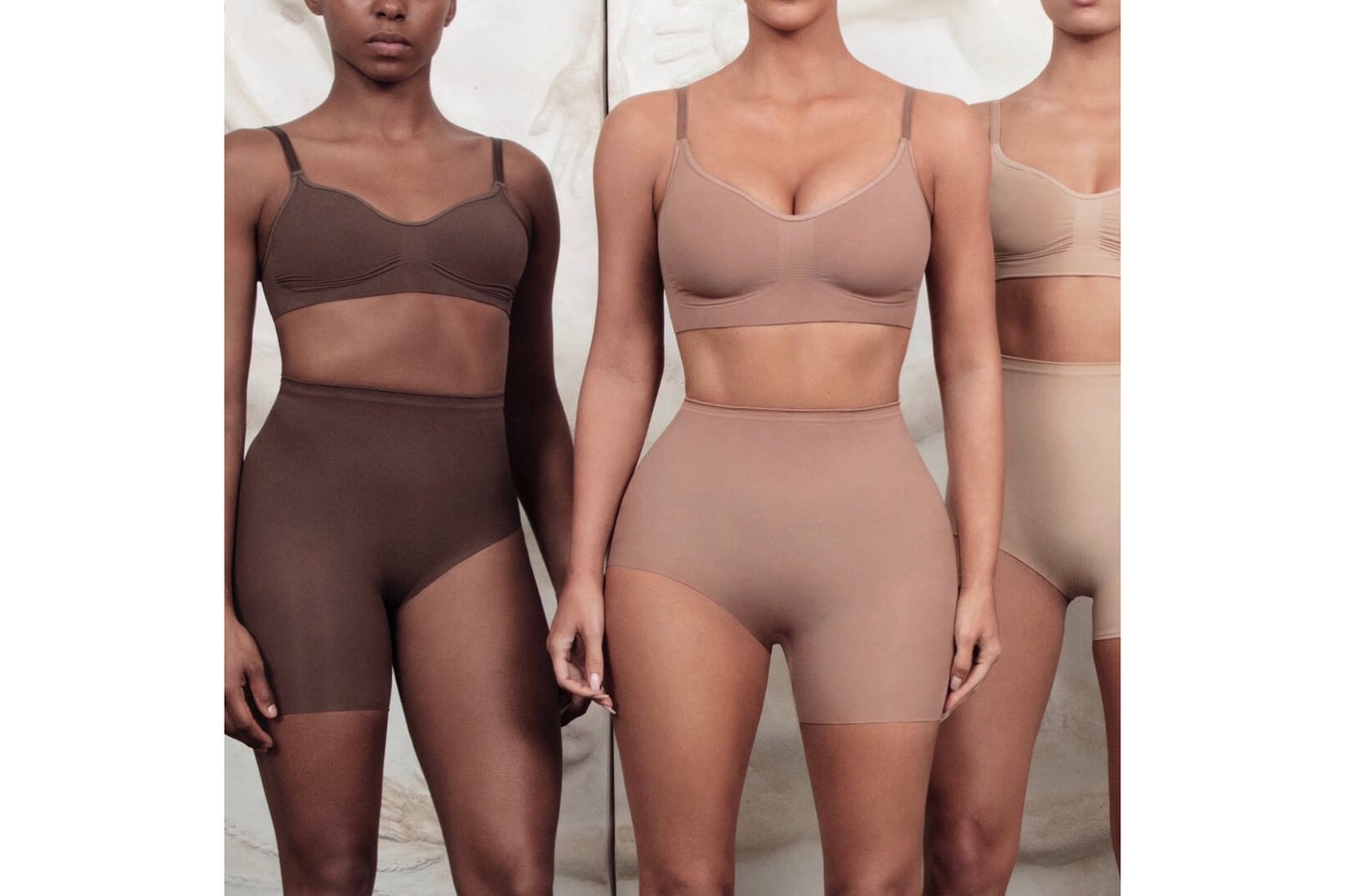 Kim Kardashian Launches Shapewear Label Kimono Underwear Nudes Skin Collection Body Announcement Reveal Solutionwear