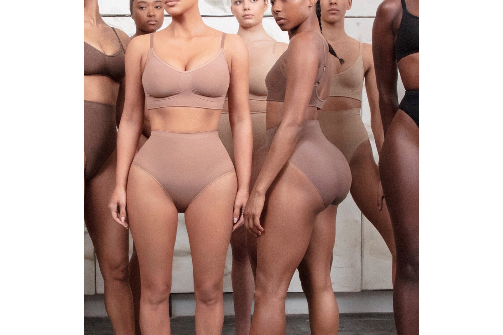 Kim Kardashian Launches Shapewear Label Kimono Underwear Nudes Skin Collection Body Announcement Reveal Solutionwear