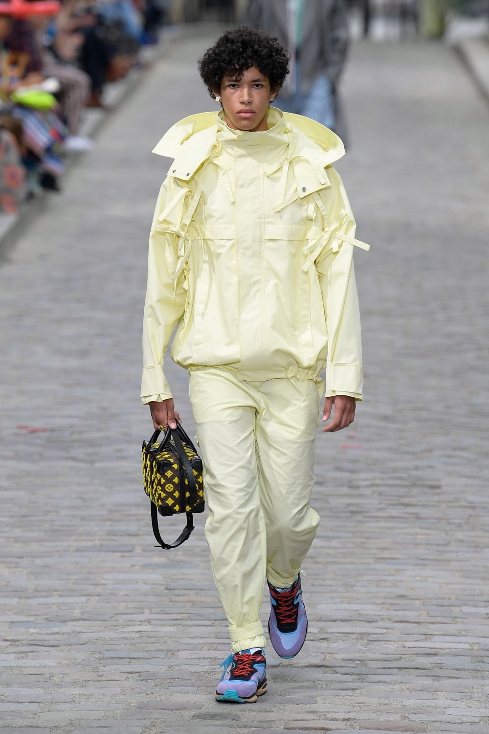 Louis Vuitton Virgil Abloh Spring Summer 2020 Paris Fashion Week Men's Show Collection Jacket Pants Yellow