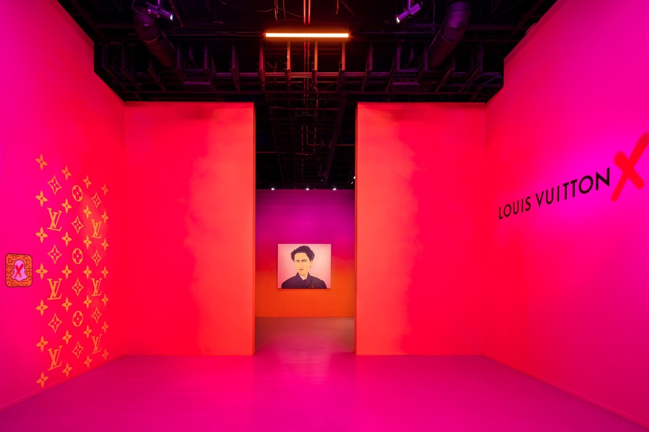 Louis Vuitton X Exhibition Los Angeles Room Pink