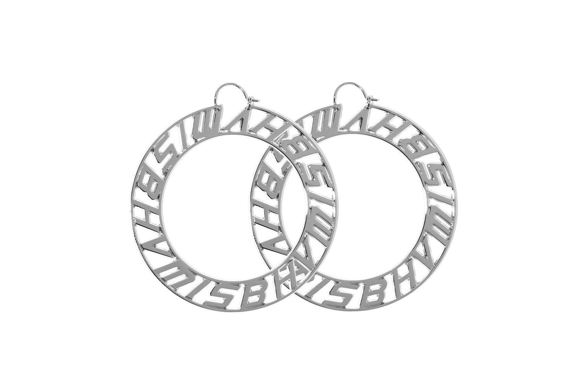 MISBHV Jewelry Collection Logo Necklace Earrings Bracelet Hoops Streetwear Accessories Jewellery Gold Silver Range