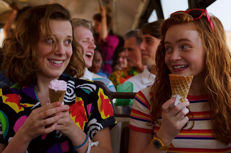 Stranger Things Season 3 Eleven Max Millie Bobby Brown Sadie Sink Netflix Ice Cream Bus