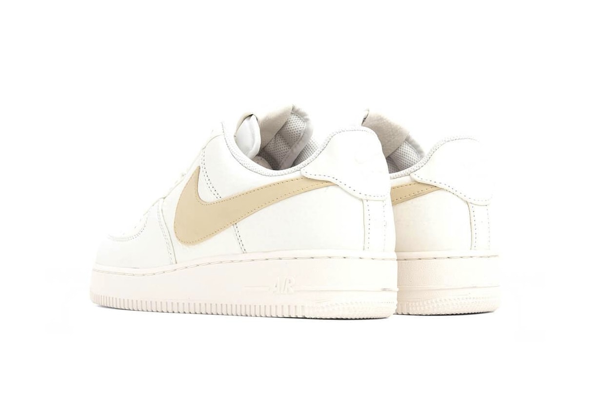Nike Air Force 1 White Sail/Pale Vanilla Sneaker Shoe Trainer Summer Footwear Classic Silhouette