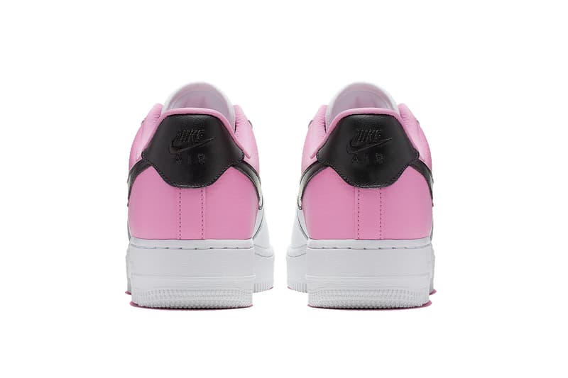 Nike Air Force 1 Sneaker Trainer "China Rose" Lacelocks Pink White Black Swoosh Shoe Footwear Releases Where To Buy Air Force 1 Sneaker