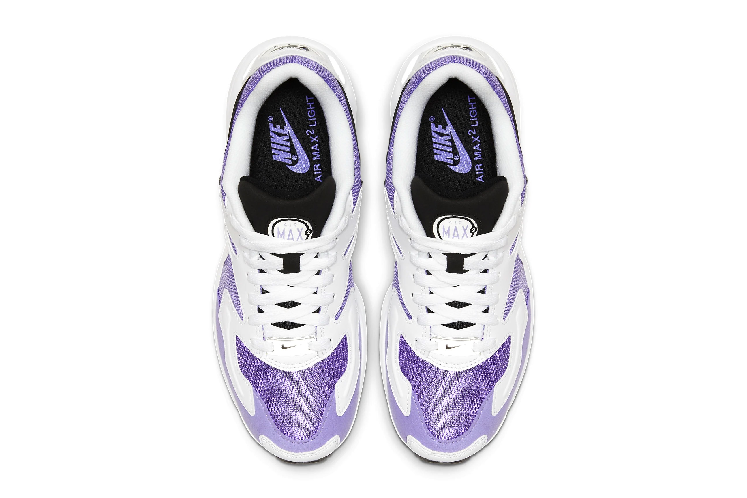 nike air max 2 light purple white sneakers trainers 
