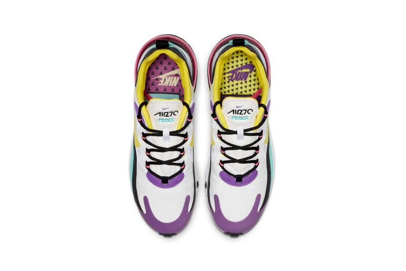Nike Air Max 270 React White Purple