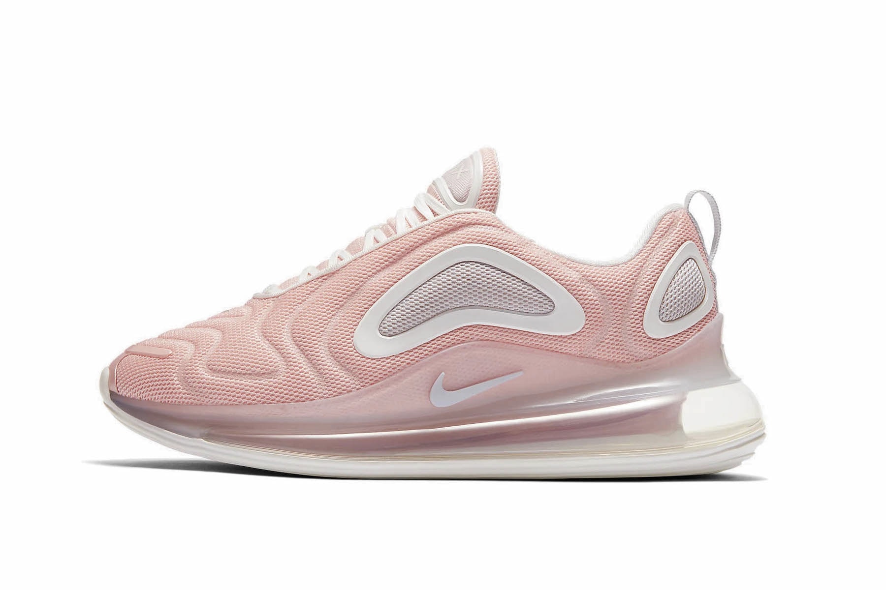 Nike Air Max 720 "Bleached Coral" Pastel Pink Sneaker Trainer Shoe Summer Footwear Release Chunky Platform Futuristic