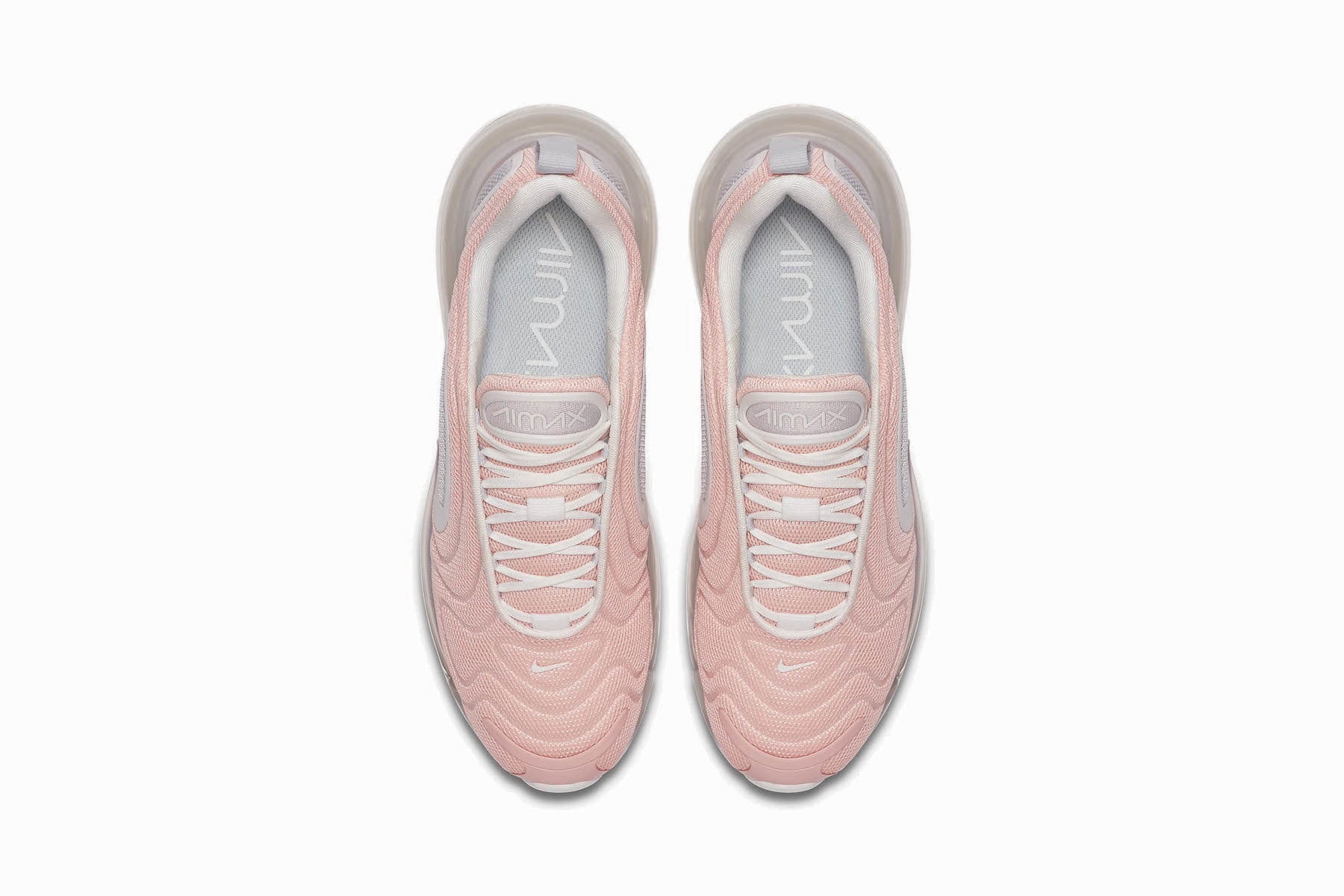 Nike Air Max 720 "Bleached Coral" Pastel Pink Sneaker Trainer Shoe Summer Footwear Release Chunky Platform Futuristic