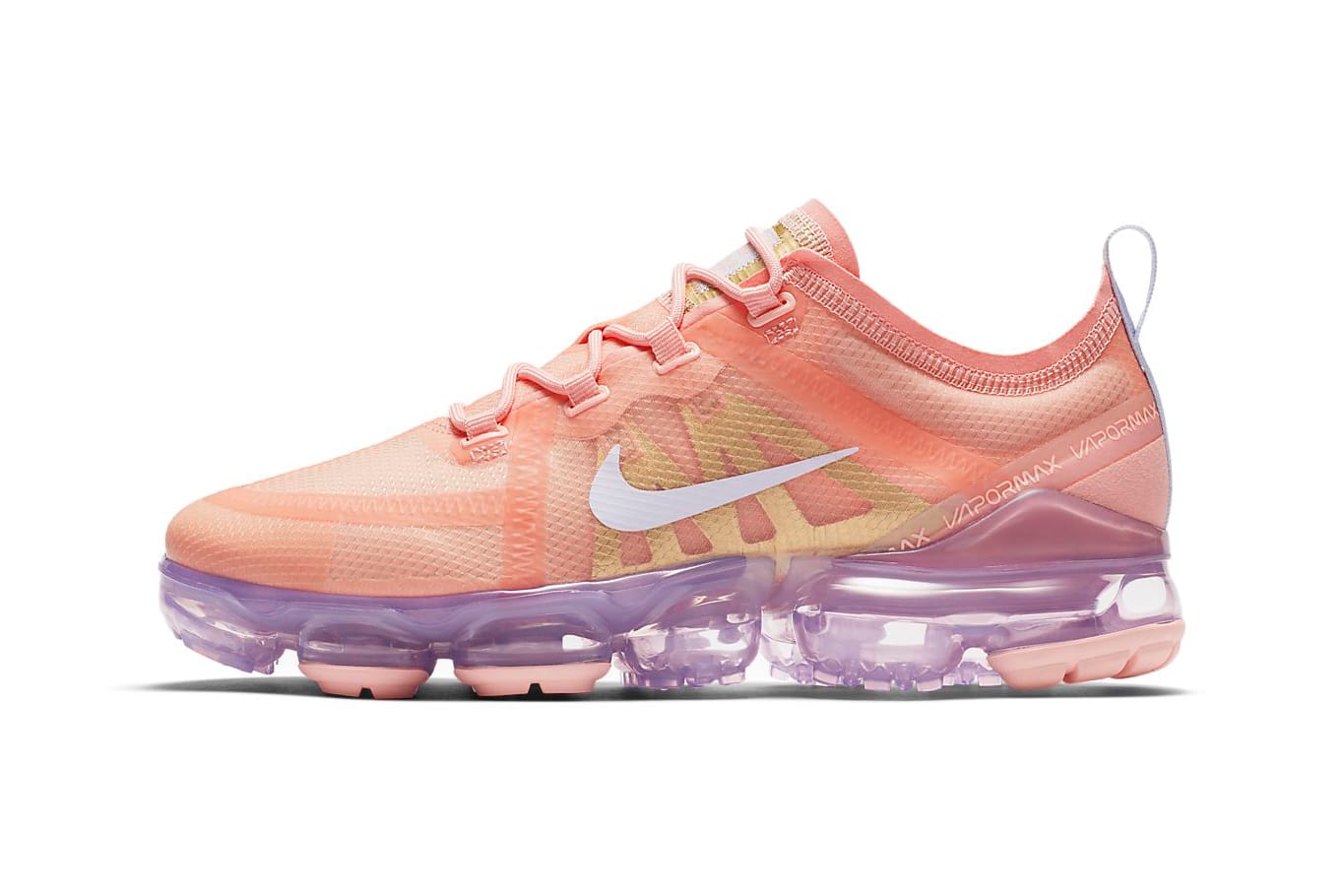 nike vapormax 19 trainers in lilac