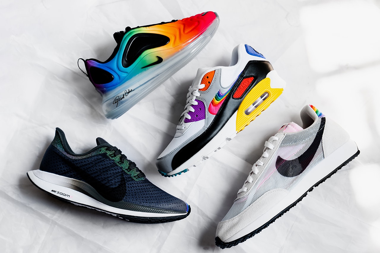 Nike Betrue Pride Month 2019 Rainbow Sneakers LGBT LGBTQ Zoom Pegasus Turbo Tailwind 79 Air Max 720 90