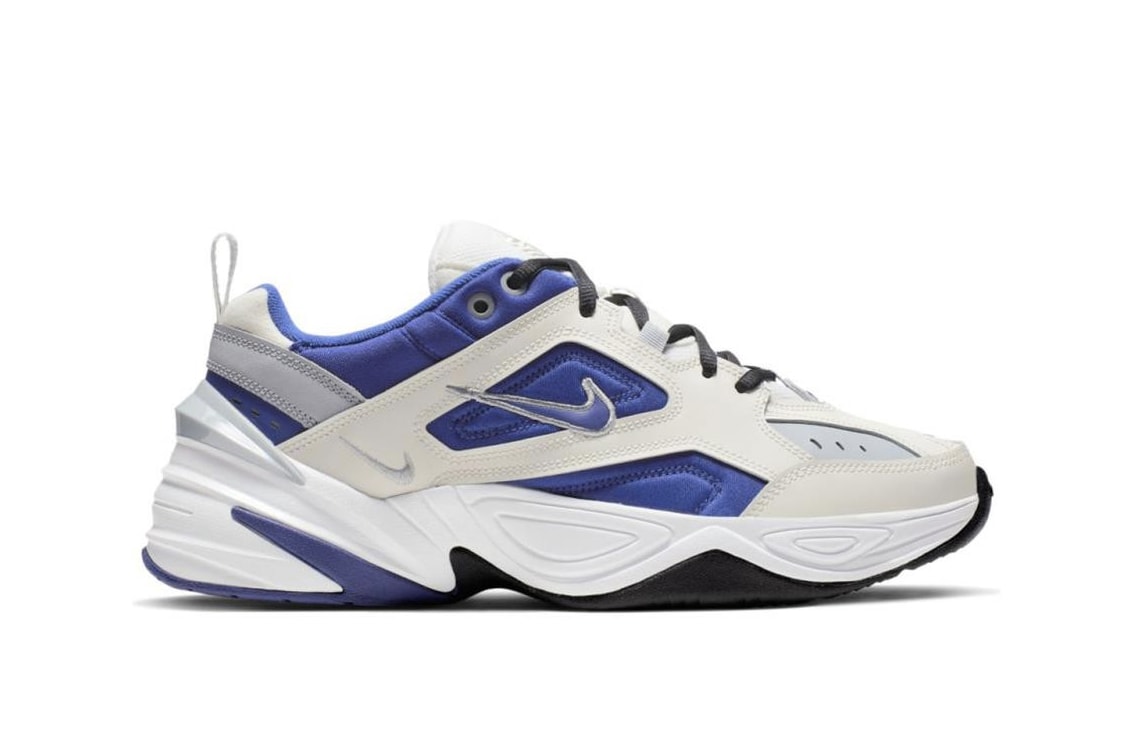 Nike M2K Tekno "Sail/Deep Royal Blue" Release Chunky Sneaker Trainer Shoe Footwear Dad Crep Blue White Sea Summer Design