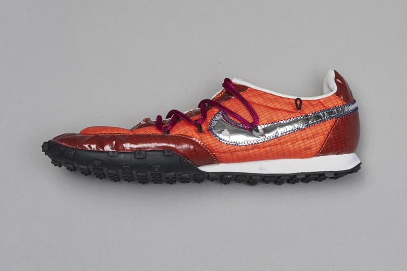 virgil abloh nike off-white off white figures of speech museum of contemporary art chicago mca collab prototype samples air force 1 design an array of air jordan zoom terra kiger air max vapormax vapor street flyknit waffle racer deconstructed