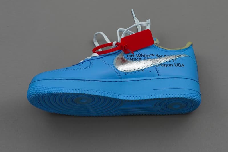 virgil abloh nike off-white off white figures of speech museum of contemporary art chicago mca collab prototype samples air force 1 design an array of air jordan zoom terra kiger air max vapormax vapor street flyknit waffle racer deconstructed