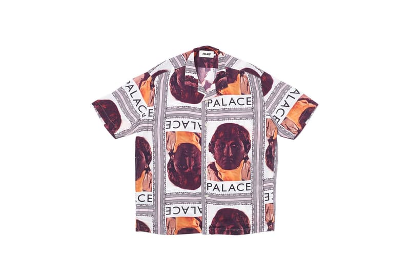 Palaces Logo Shirt Statue Print Button Up