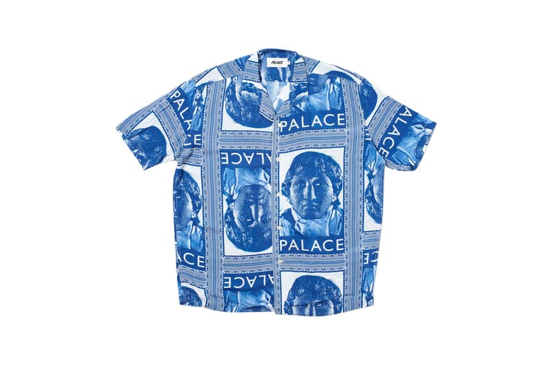 Palaces Logo Shirt Statue Print Button Up