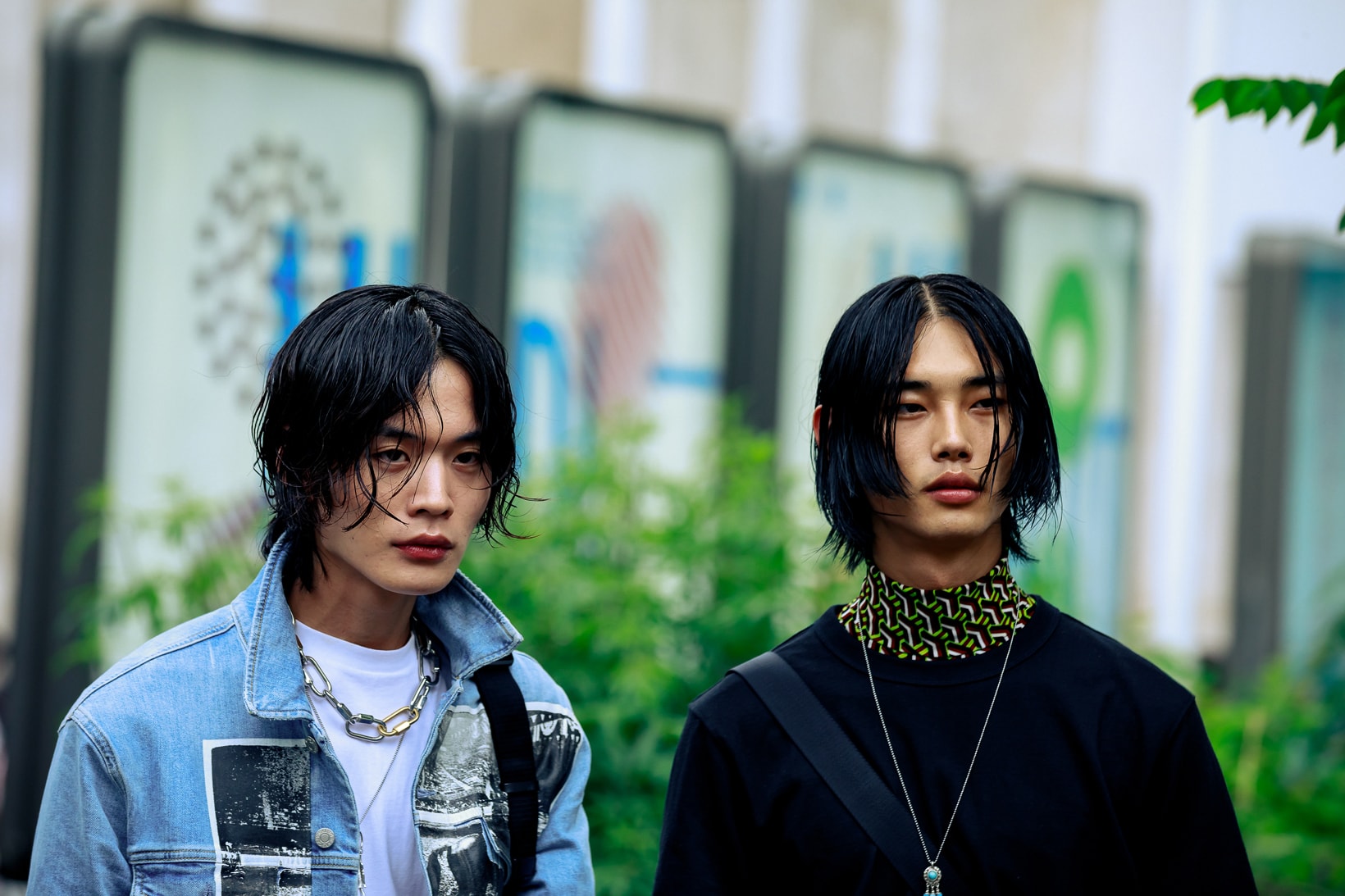 Paris Fashion Week Men's Spring Summer 2020 Street Style Jackets Blue Black