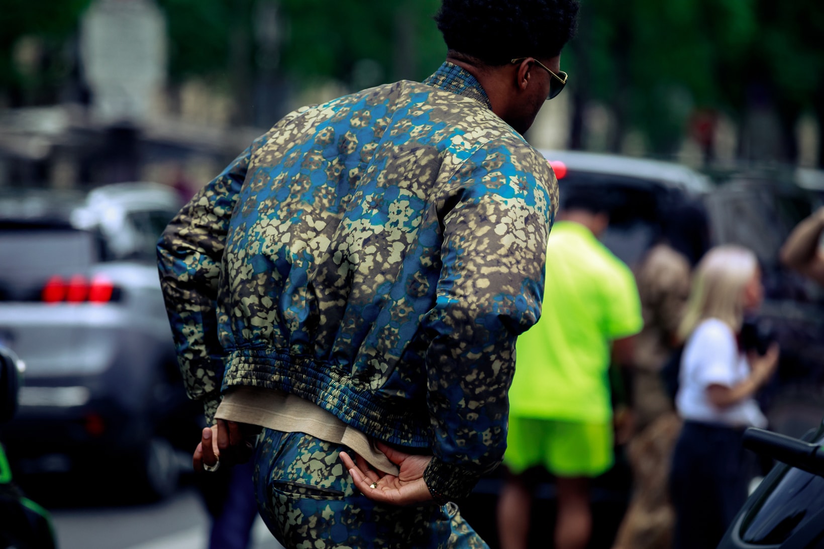 Paris Fashion Week Men's Spring Summer 2020 Street Style Jacket Green