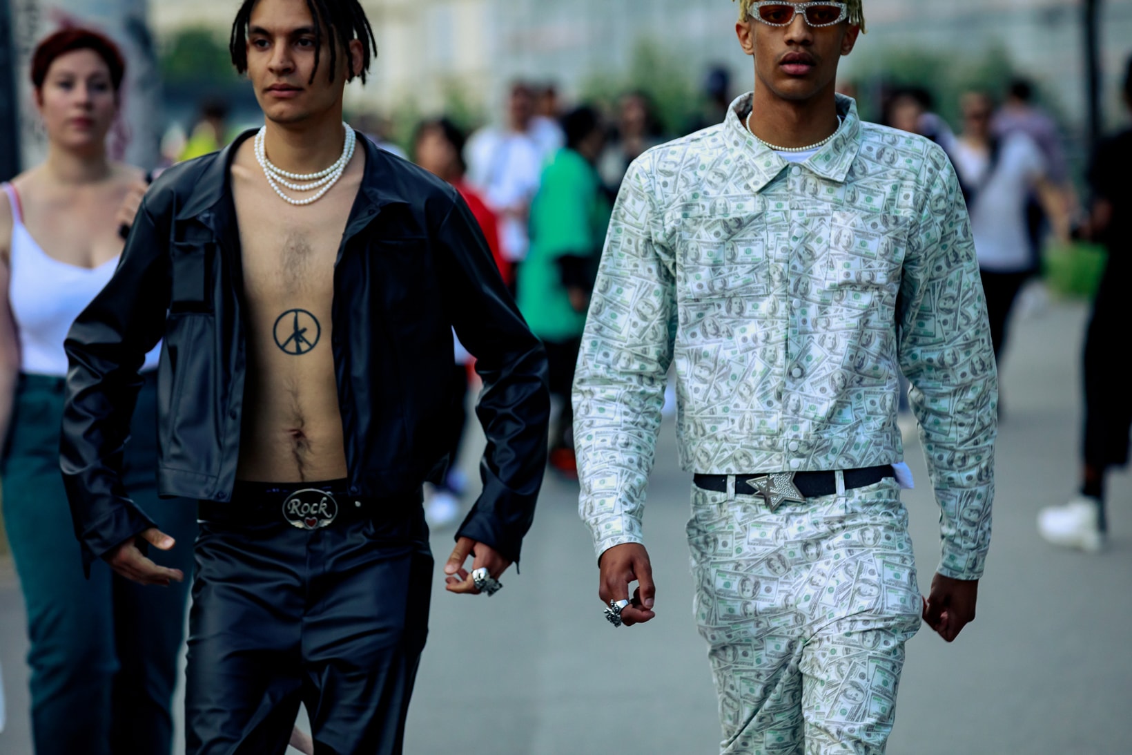 Paris Fashion Week Men's Spring Summer 2020 Street Style Jackets Black White