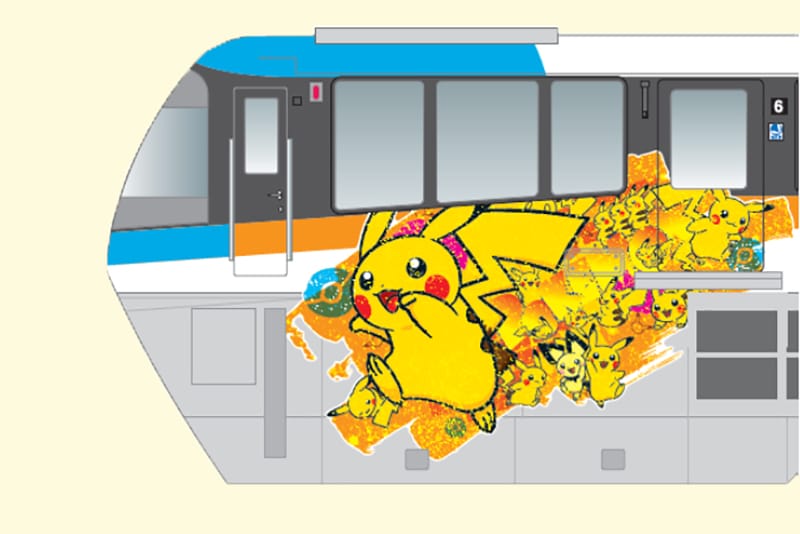 A Pokémon Monorail Is Coming to Tokyo This Summer