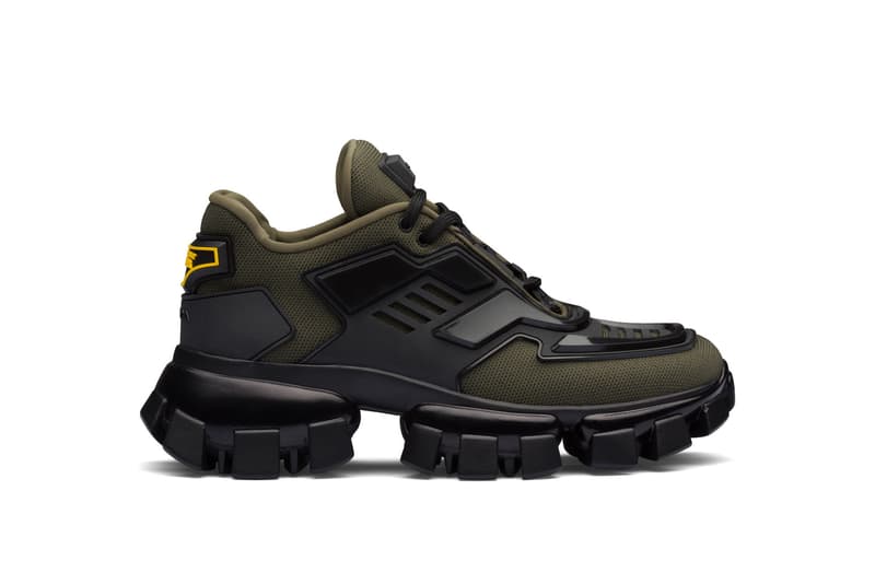 Prada Cloudbust Thunder Chunky Sneaker Release Yellow Red Black White Dad Shoe Fall Winter Trainer Luxury Price Drop Date 