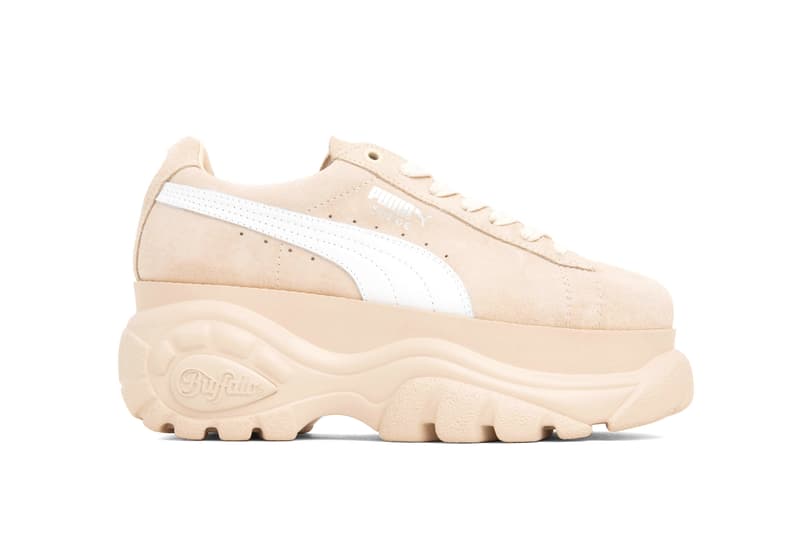 PUMA x Buffalo London Platform Suede Sneakers Pink Beige Release Date Where to Buy Platform Puma Shoe Trainer