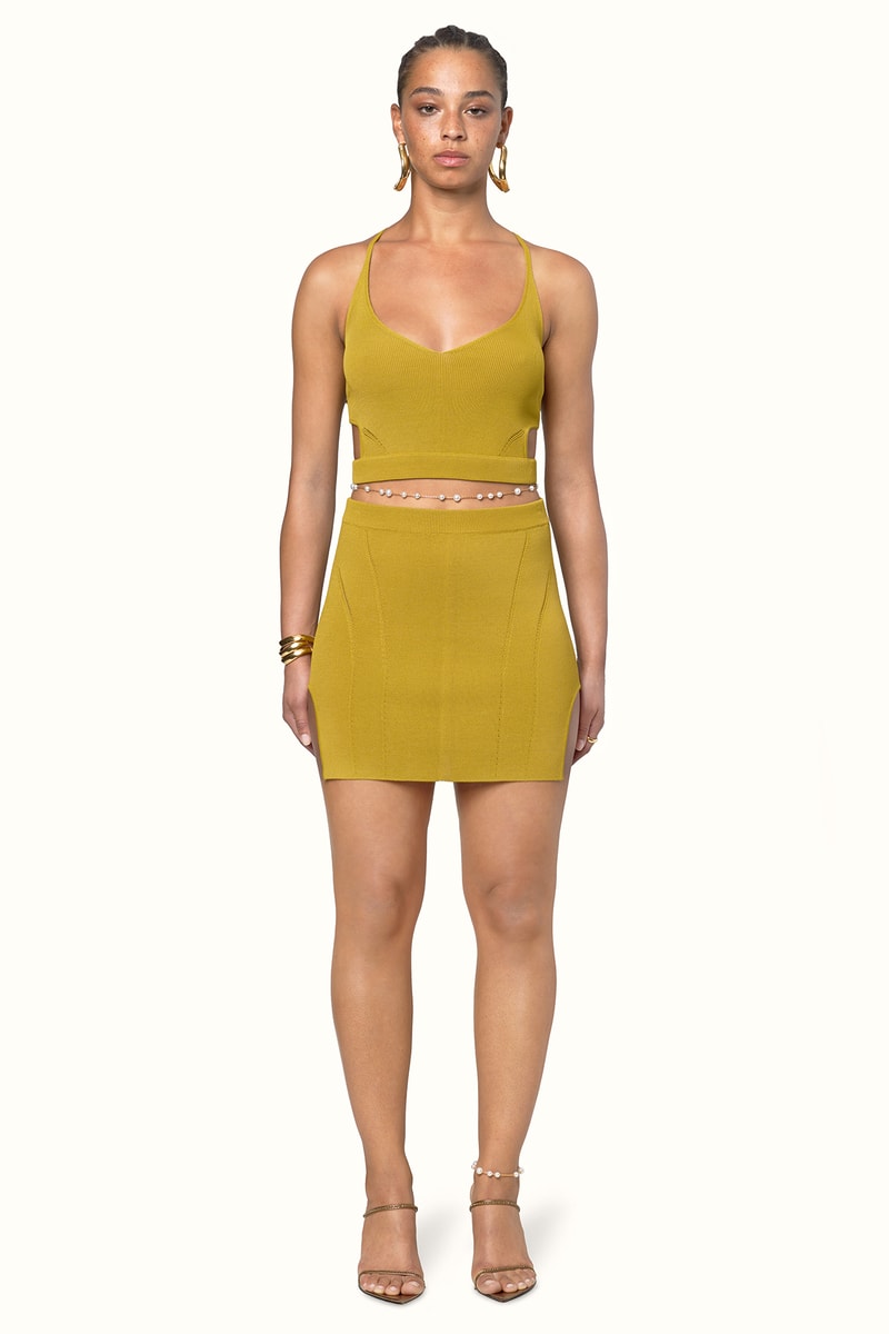 Rihanna Fenty LVMH Luxury Fashion Brand Maison Release 6 19 yellow dress heels sandals