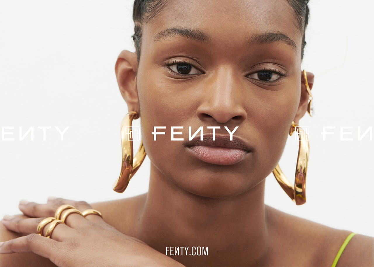 Rihanna Fenty LVMH Luxury Fashion Brand Maison Release 6 19 Gold Earrings Rings