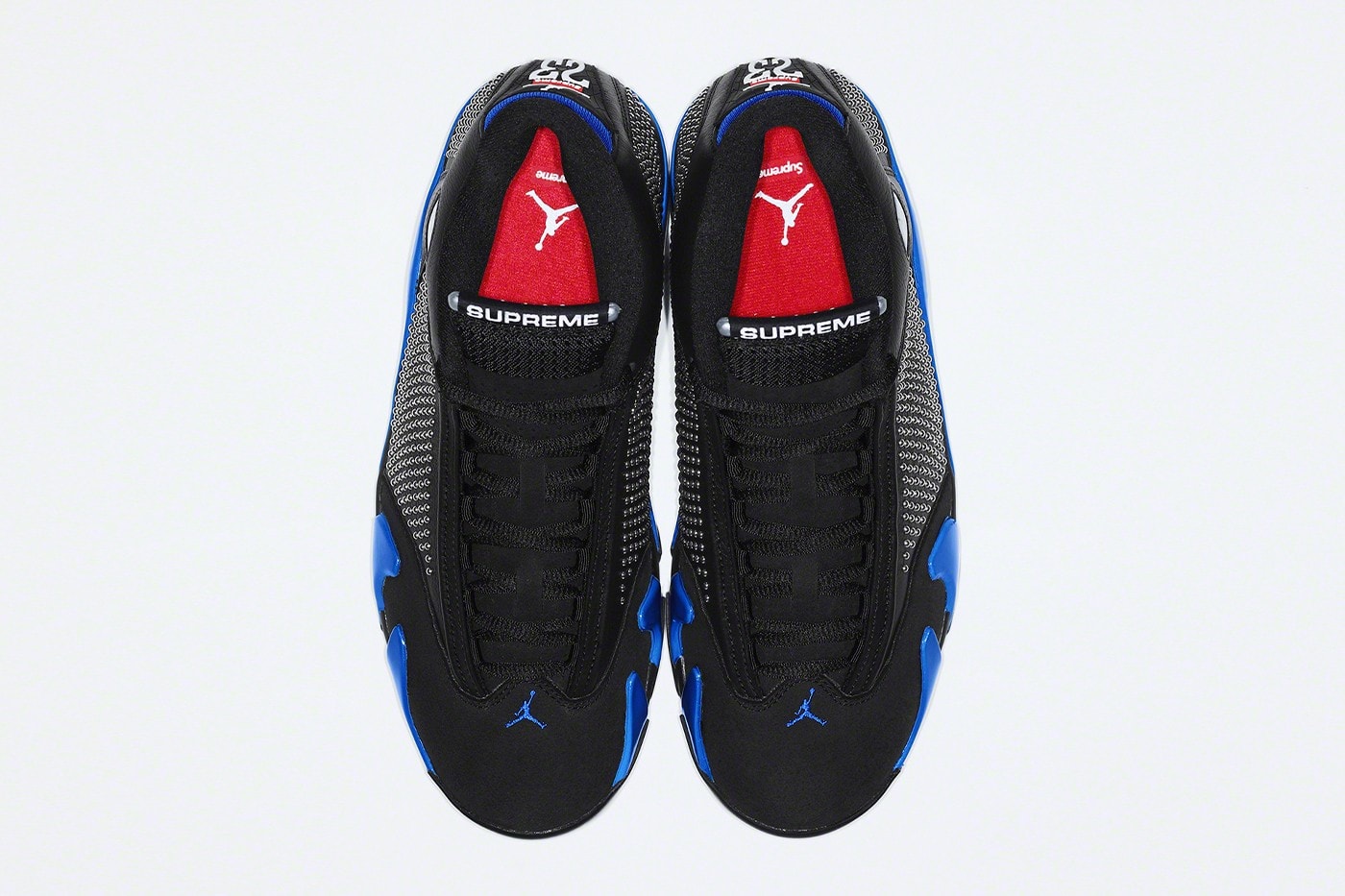 Supreme x Air Jordan XIV Black Blue