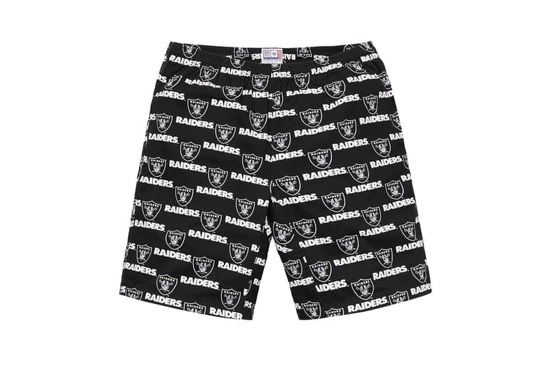 Supreme x NFL Spring Raiders ’47 Collection Release Date Collection Full Look Pieces Shorts Logo Drop