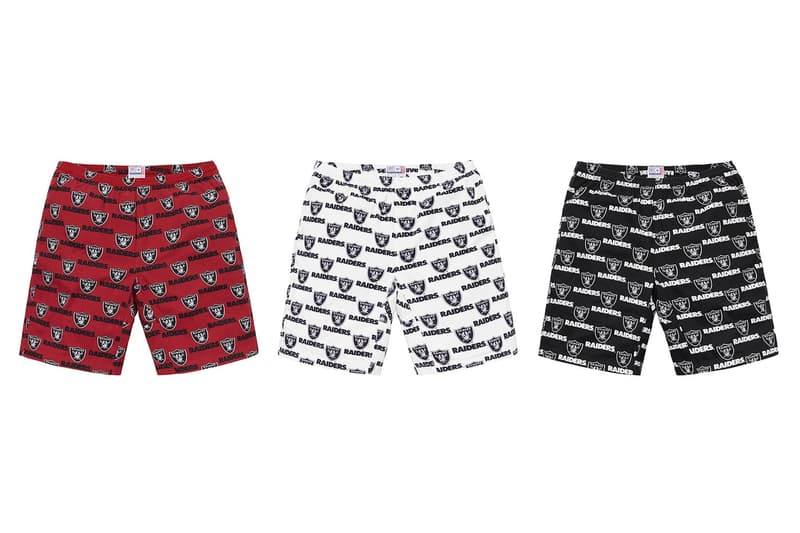 Supreme x NFL Spring Raiders ’47 Collection Release Date Collection Full Look Pieces Shorts Logo Drop