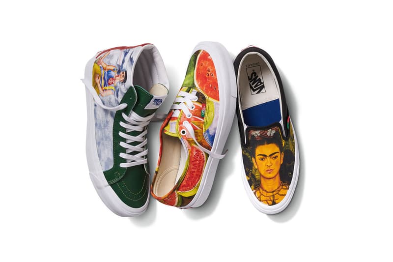 vault by vans frida kahlo mexican artist sneakers footwear authentic slip on sk8 hi