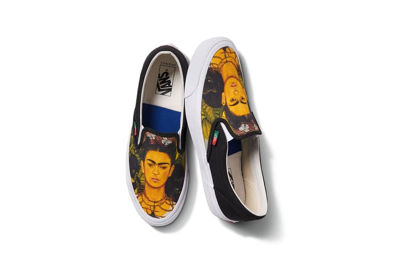 vault by vans frida kahlo mexican artist sneakers footwear authentic slip on sk8 hi