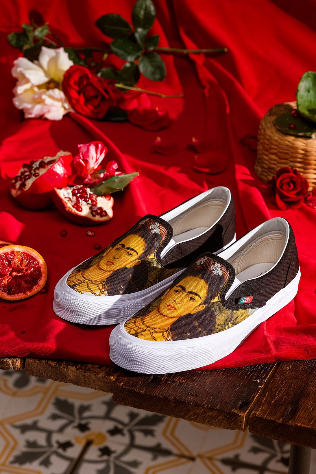 vault by vans frida kahlo mexican artist sneakers footwear authentic slip on sk8 hi