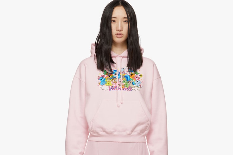 Add Extra Magic to Your Wardrobe with Vetements' Pink Unicorn Cropped Hoodie
