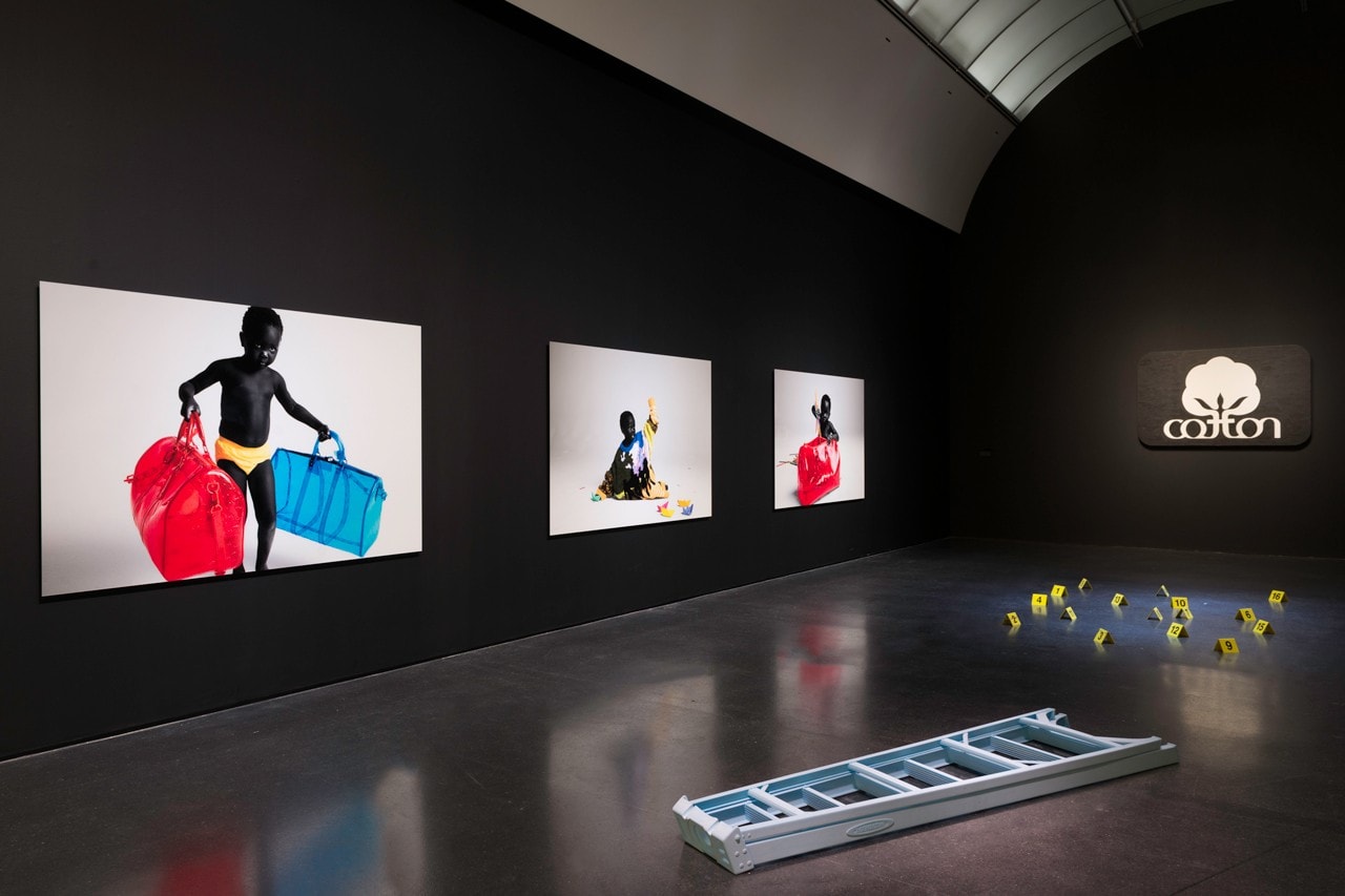 Virgil Abloh MCA Chicago Exhibit Louis Vuitton Men's Collection Campaign