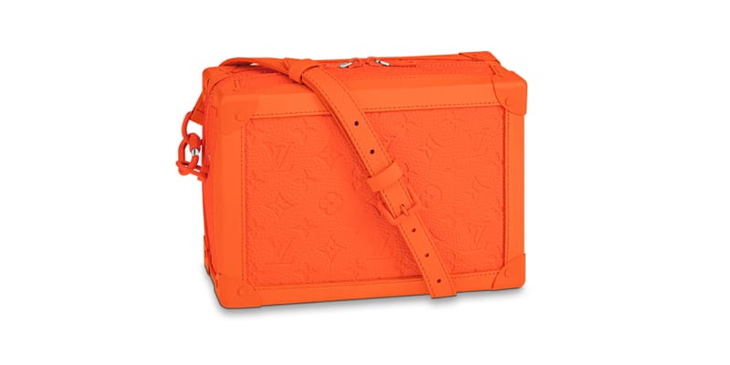 louis vuitton orange luggage