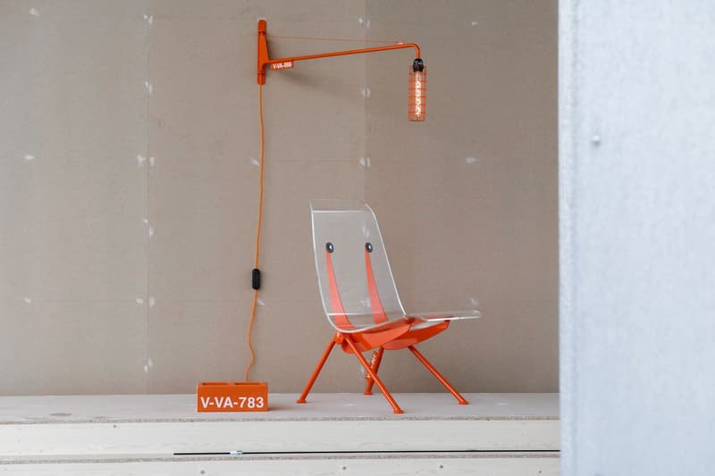 Virgil Abloh x Vitra Art Exhibition Chair Lamp Orange