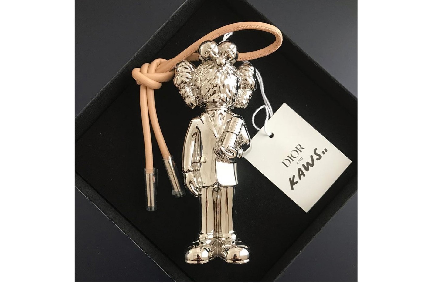 Dior KAWS Limited Edition Silver BFF Perfume Case Release Kim Jones Figure Exclusive Piece Teaser Release Date Collection SS19 Spring Summer Accessory
